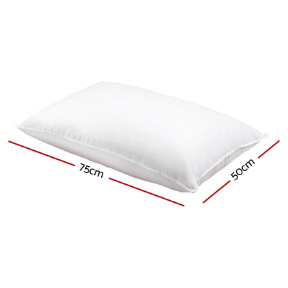 Giselle Bedding Set of 2 Goose Feather and Down Pillow - White Tristar Online