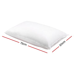 Giselle Bedding Set of 2 Goose Feather and Down Pillow - White Tristar Online