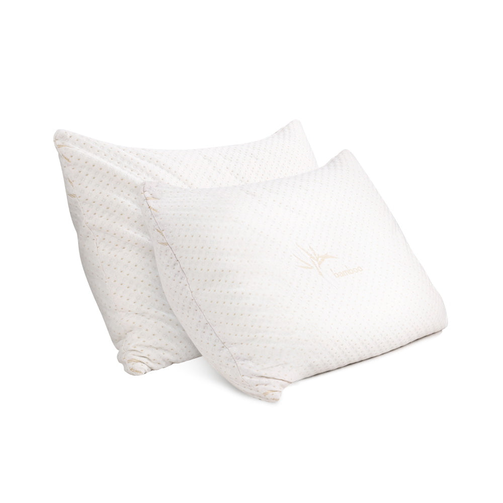 Giselle Bedding Set of 2 Single Bamboo Memory Foam Pillow Tristar Online