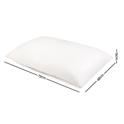 Giselle Bedding Set of 2 Single Bamboo Memory Foam Pillow Tristar Online