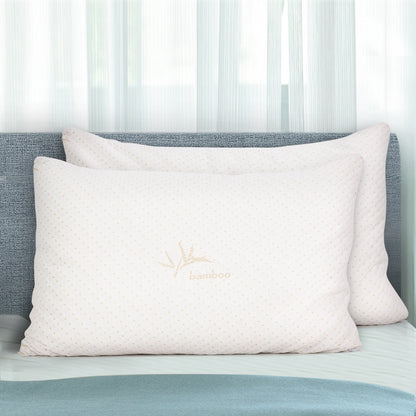 Giselle Bedding Set of 2 Single Bamboo Memory Foam Pillow Tristar Online