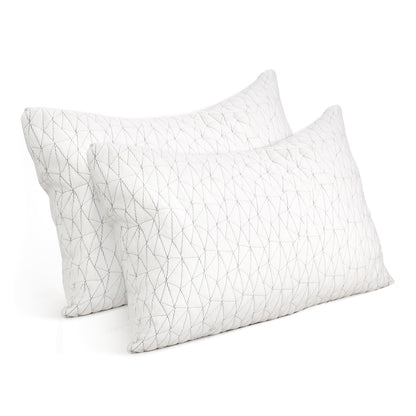 Giselle Bedding Set of 2 Rayon King Memory Foam Pillow Tristar Online