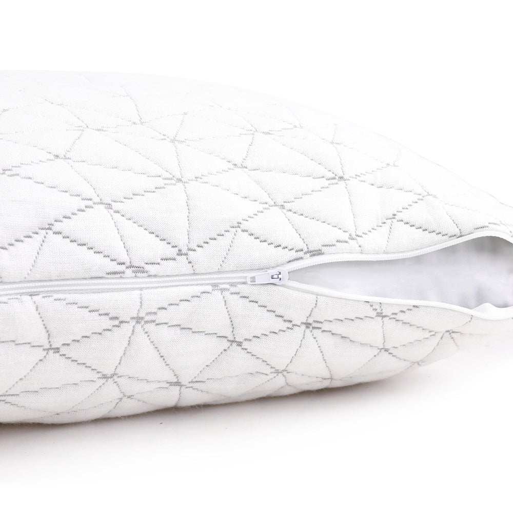 Giselle Bedding Set of 2 Rayon King Memory Foam Pillow Tristar Online