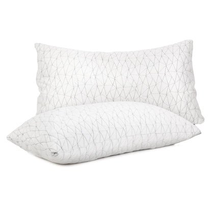 Giselle Bedding Set of 2 Rayon Single Memory Foam Pillow Tristar Online