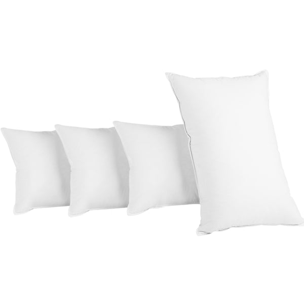 Giselle Bedding Set of 4 Medium & Firm Cotton Pillows Tristar Online