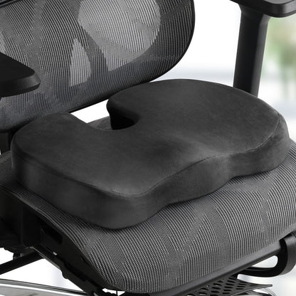 Giselle Bedding Seat Cushion Memory Foam Pillow Back Pain Relief Chair Pad Black Tristar Online