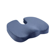 Giselle Bedding Seat Cushion Memory Foam Pillow Back Pain Relief Chair Pad Blue Tristar Online