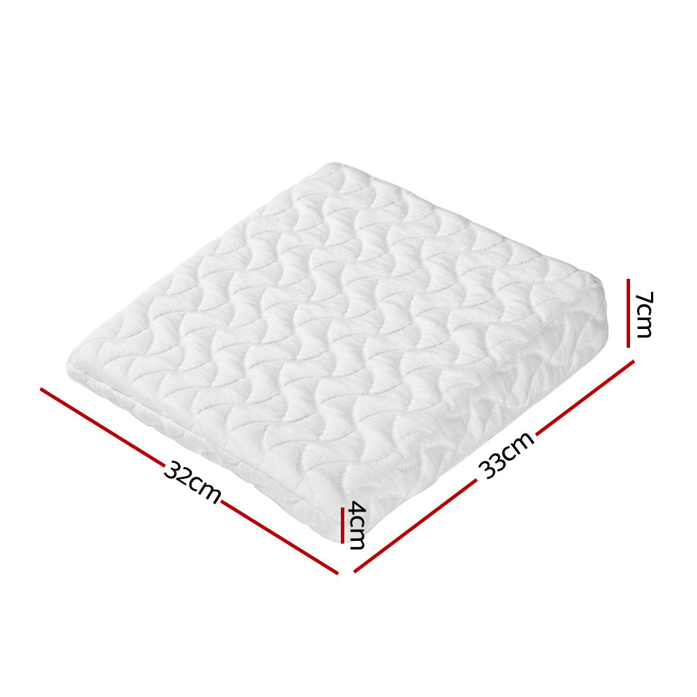 Giselle Wedge Pillow Memory Foam Baby Pillows Bed Cushion Neck Back Support Tristar Online