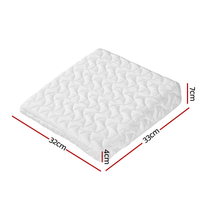 Giselle Wedge Pillow Memory Foam Baby Pillows Bed Cushion Neck Back Support Tristar Online