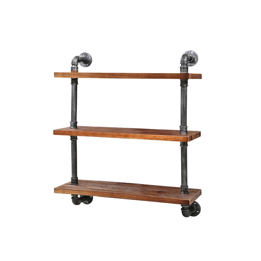 Artiss Display Shelves Wall Brackets Bookshelf Industrial DIY Pipe Shelf Rustic Tristar Online