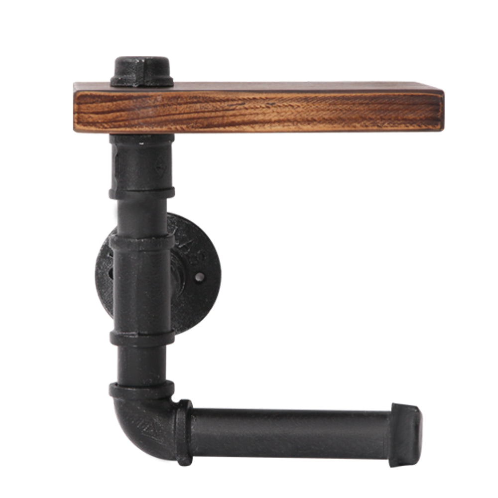 Artiss 1X Wall Shelves Paper Holder Industrial Pipe Shelf DIY Vintage Brackets Tristar Online
