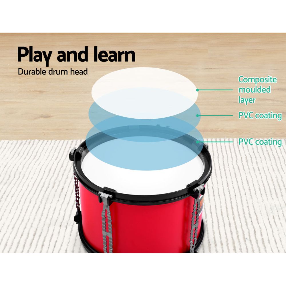 Keezi Kids 7 Drum Set Junior Drums Kit Musical Play Toys Childrens Mini Big Band Tristar Online