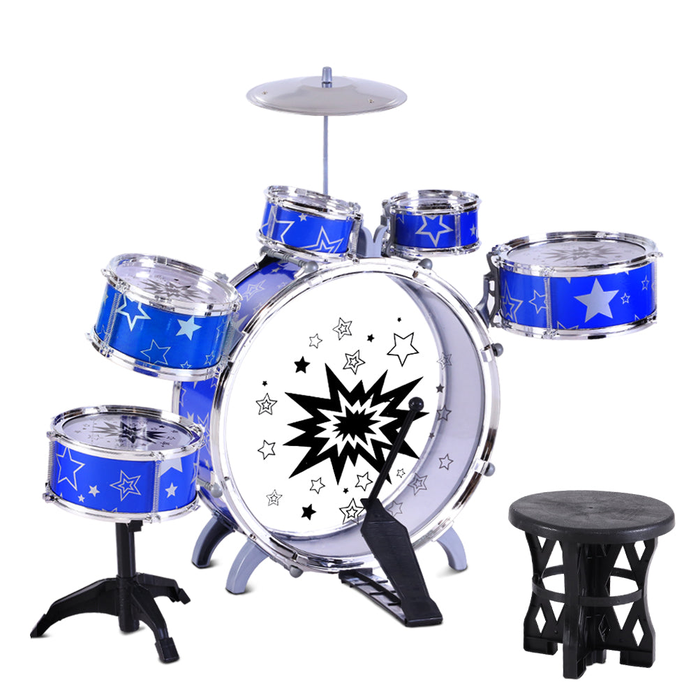 Keezi 11 Piece Kids Drum Set Tristar Online
