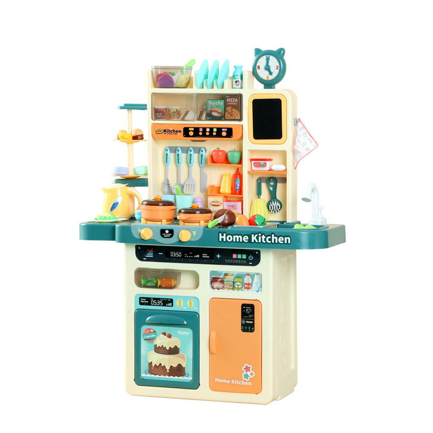 Keezi Kids Kitchen Playset Pretend Play Food Sink Cooking Utensils 73pcs Tristar Online