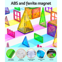 Keezi 100pcs Kids Magnetic Tiles Blocks Building Educational Toys Children Gift Tristar Online