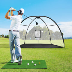 Everfit 3.5M Golf Practice Net with Driving Mat Training Target Hitting Mat Tristar Online