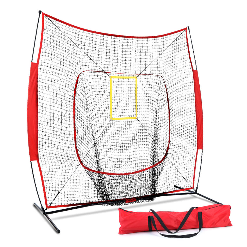 Everfit Portable Baseball Training Net Stand Softball Practice Sports Tennis Tristar Online