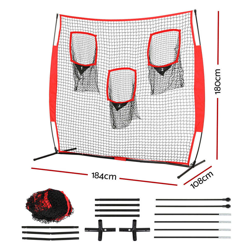 Everfit 1.8M Soccer Football Goal Net Tennis Baseball Netting Outdoor Training Tristar Online