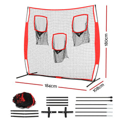 Everfit 1.8M Soccer Football Goal Net Tennis Baseball Netting Outdoor Training Tristar Online