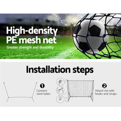 Everfit Portable Soccer Football Goal Net Kids Outdoor Training Sports 3.6M XL Tristar Online