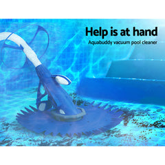 Aquabuddy Pool Cleaner Swimming Automatic Floor Climb Wall Pool Vacuum 10M Hose Tristar Online