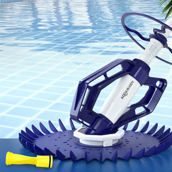 Aquabuddy Pool Cleaner Automatic 10m Vacuum Suction Swimming Pool Hose Tristar Online