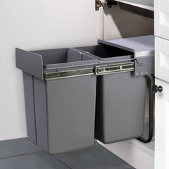 Cefito 2x20L Pull Out Bin - Grey Tristar Online