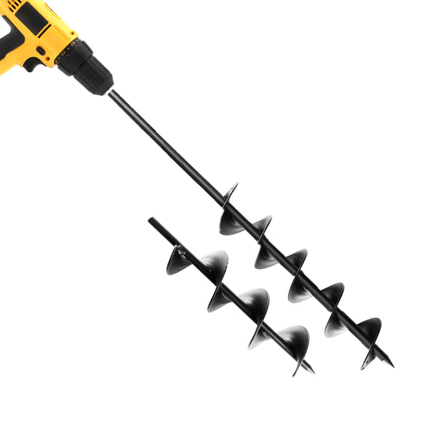 Giantz Power Garden Spiral Auger Hole Digger Earth Drill Bit Φ75x300 & 600mm Tristar Online