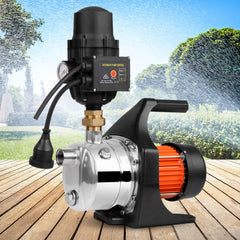 Giantz 1500W High Pressure Garden Water Pump with Auto Controller Tristar Online