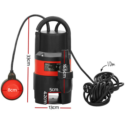 Giantz 400W Water Pump Dirty Submersible Sump Swim Pool Flooding Pond Clean Tristar Online