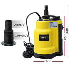 Giantz Garden Water Submersible Pump 400W Dirty Bore Sewerage Tank Well Steel Tristar Online