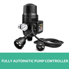 Giantz Adjustable Automatic Electronic Water Pump Controller - Black Tristar Online