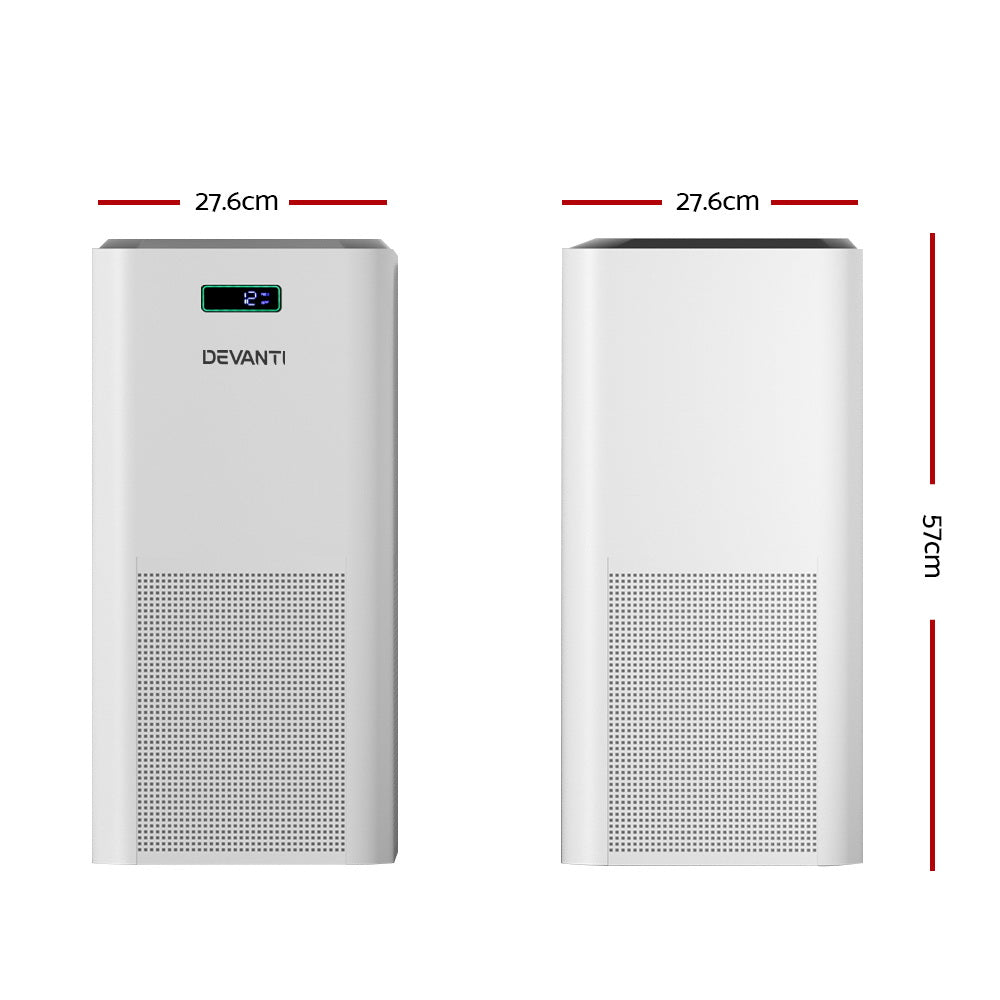 Devanti Air Purifier Home Purifiers HEPA Filter Tristar Online