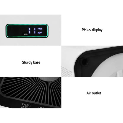 Devanti Air Purifier Home Purifiers HEPA Filter Tristar Online