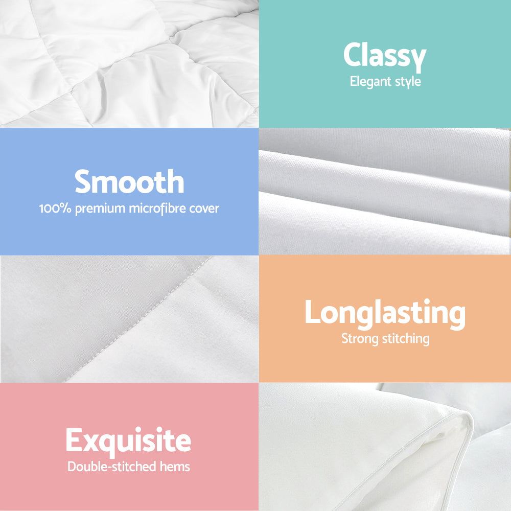 Giselle Bedding Queen Size 400GSM Microfibre Bamboo Microfiber Quilt Tristar Online