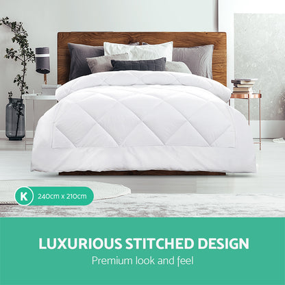 Giselle Bedding King Size 700GSM Microfibre Bamboo Microfiber Quilt Tristar Online