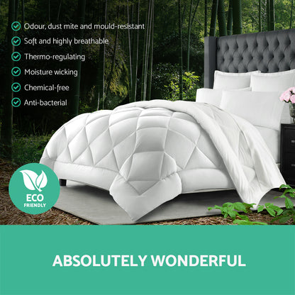 Giselle Bedding King Size 700GSM Microfibre Bamboo Microfiber Quilt Tristar Online