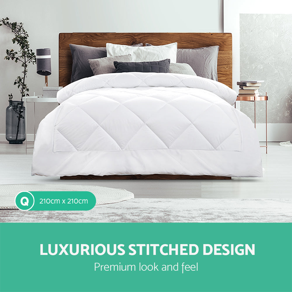 Giselle Bedding Queen Size 700GSM Microfibre Bamboo Microfiber Quilt Tristar Online