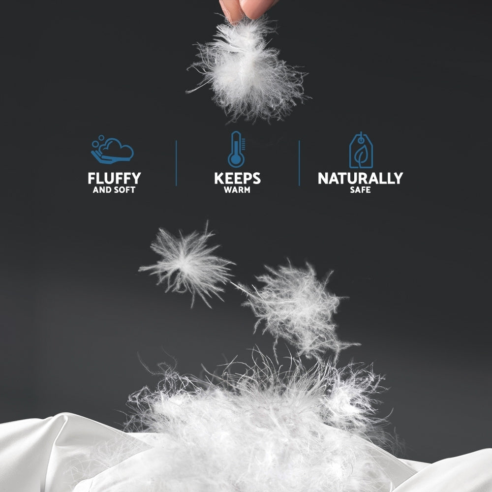 Giselle Bedding Duck Down Feather Quilt 500GSM King Size Tristar Online