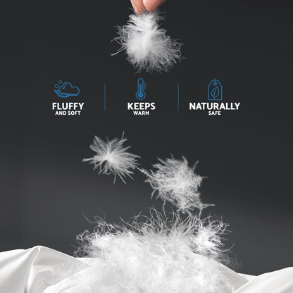 Giselle Bedding Duck Down Feather Quilt 500GSM King Size Tristar Online