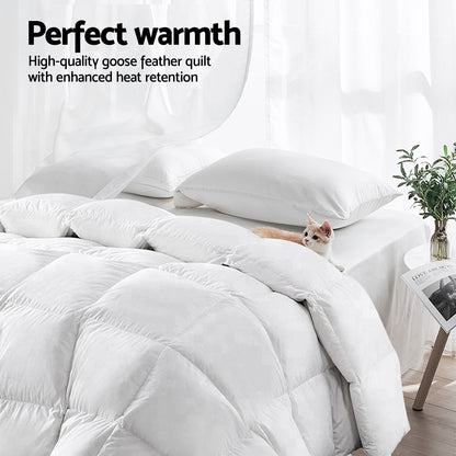 Giselle Bedding King Size 500GSM Goose Down Feather Quilt Tristar Online