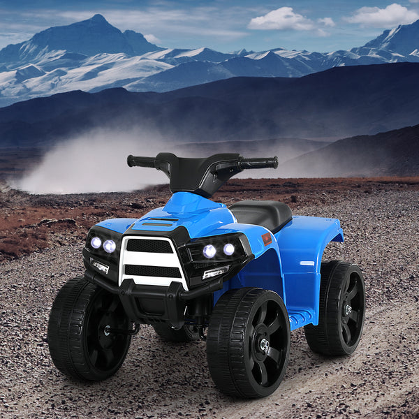 Rigo Kids Ride On ATV Quad Motorbike Car 4 Wheeler Electric Toys Battery Blue Tristar Online