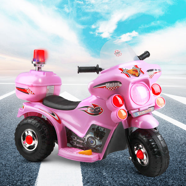 Rigo Kids Ride On Motorbike Motorcycle Car Pink Tristar Online