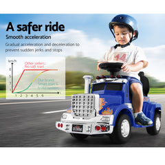 Rigo Kids Electric Ride On Car Truck Motorcycle Motorbike Toy Cars 6V Blue Tristar Online