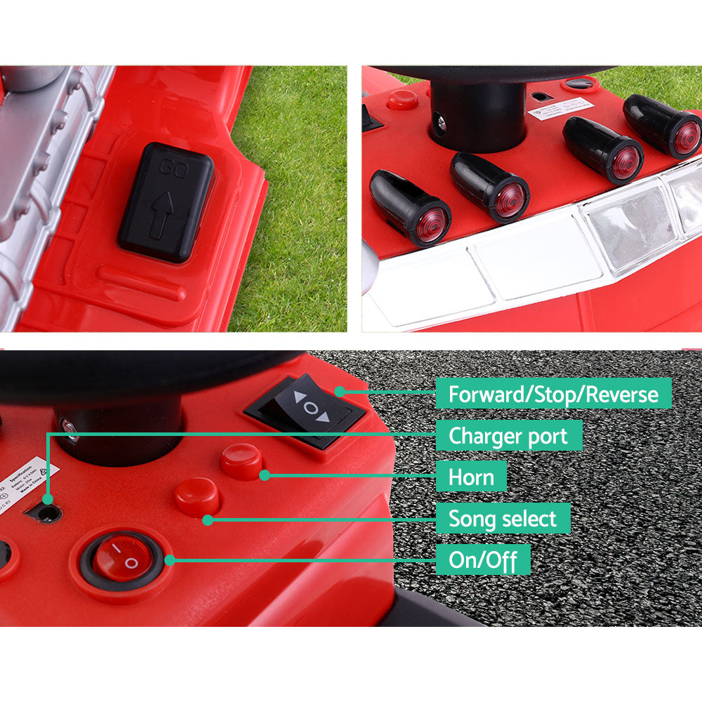 Ride On Cars Kids Electric Toys Car Battery Truck Childrens Motorbike Toy Rigo Red Tristar Online