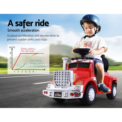 Ride On Cars Kids Electric Toys Car Battery Truck Childrens Motorbike Toy Rigo Red Tristar Online