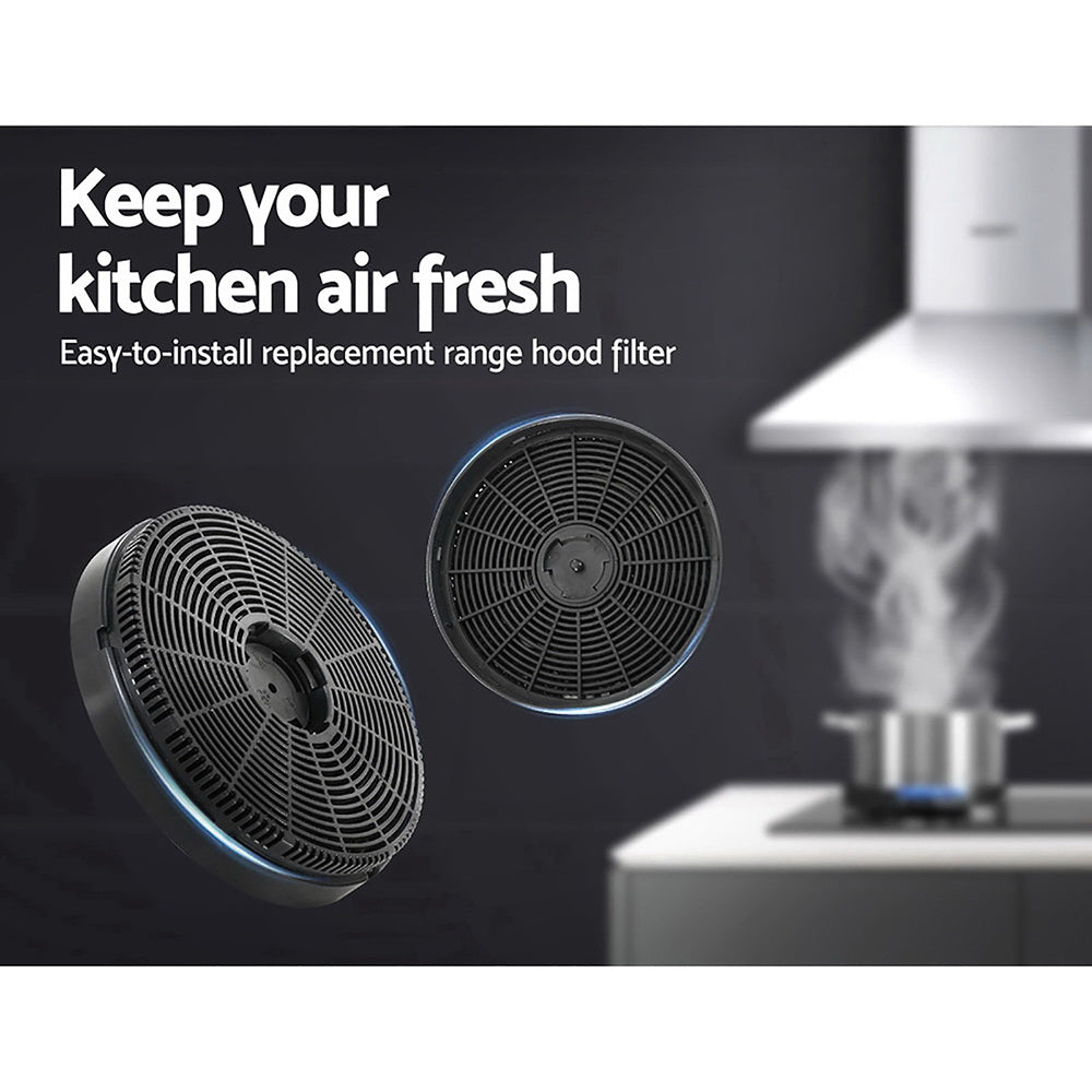 Devanti Range Hood Rangehood Carbon Charcoal Filters Under Cupboard Replacement For Ductless Ventless Tristar Online