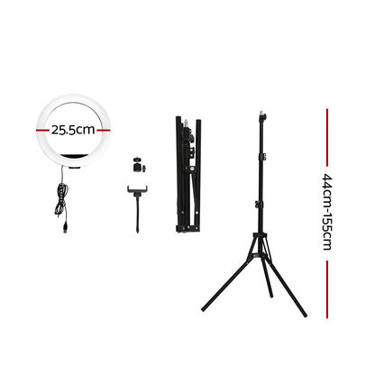 Embellir Ring Light 10" Tripod Stand Tristar Online