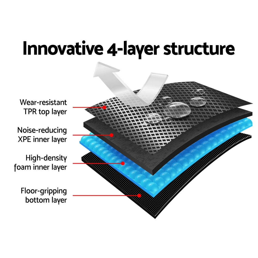 Weisshorn Car Floor Mats Rubber Fits Mazda BT50 Dual Crew Cab 2012-2021 3D BT-50 Tristar Online