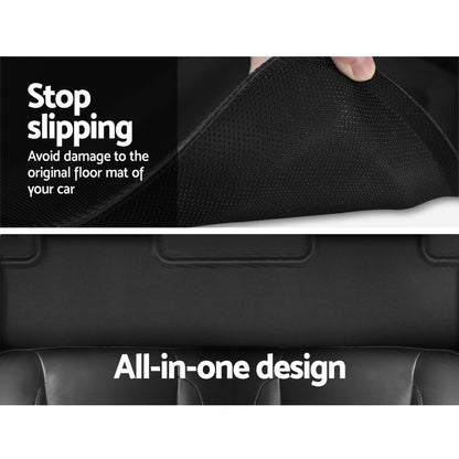 Weisshorn Car Rubber Floor Mats Front and Rear For Tesla Model 3 2021-2022 Tristar Online